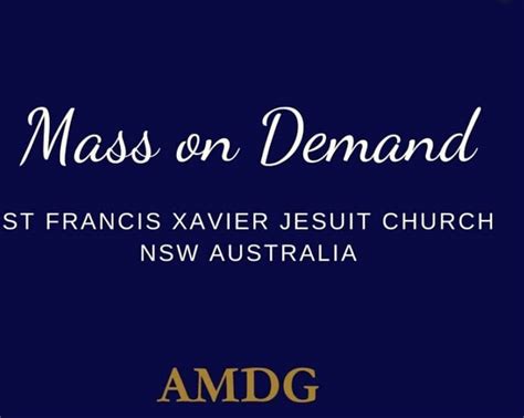 Watch on. . Youtube mass on demand lavender bay today